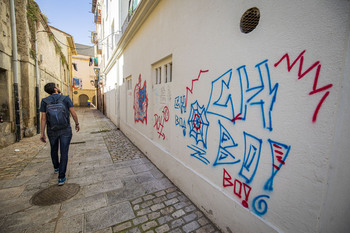 Los grafitis y pintadas cuestan a Logroño 112.000 euros al año