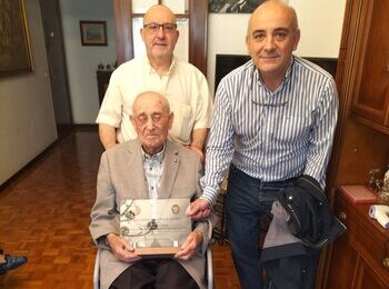 Fallece a los 100 años Félix Varea, socio número 1 de la SDL