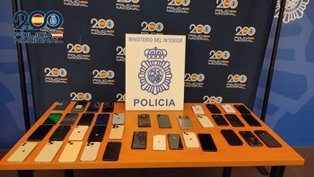 Dos detenidos por robar 40 móviles en los sanmateos