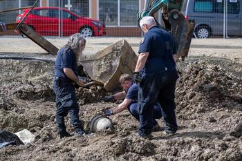 Localizan una bomba de la II Guerra Mundial en Frankfurt