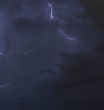 Las tormentas provocan caída de cableado eléctrico y un árbol