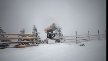 Valdezcaray fabrica nieve y confía abrir para el fin de semana