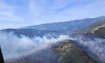 El incendio de Viniegra ha quemado ya 15 hectáreas