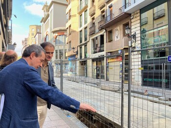 Las obras en Sagasta descubren restos arqueológicos